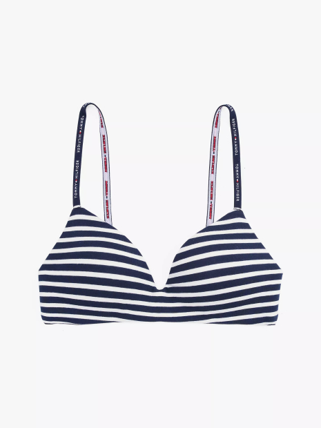 Женский бюстгальтер Tommy Hilfiger 1161299710 (Синий/Белый XL)