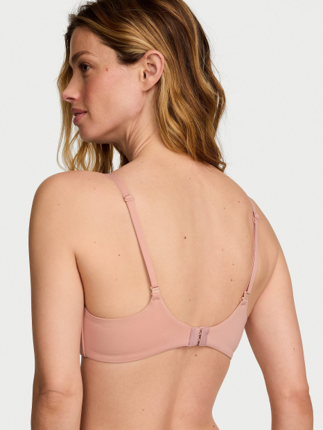 Гладкий бюстгальтер Victoria's Secret 1161565044 (Бежевый 38C)