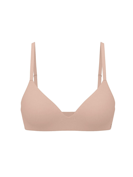Гладкий бюстгальтер Victoria's Secret 1161565044 (Бежевый 38C)