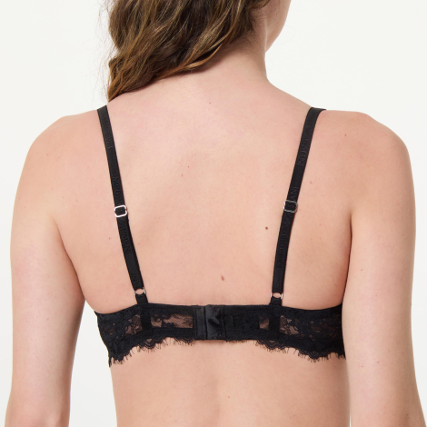 Кружевной бюстгальтер Emporio Armani 1161676406 (Черный 34D)