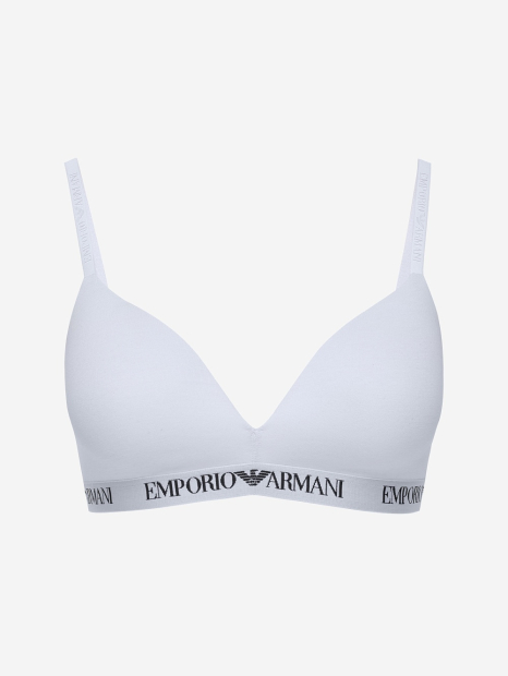 Женский бралетт Emporio Armani 1161913954 (Белый XS)