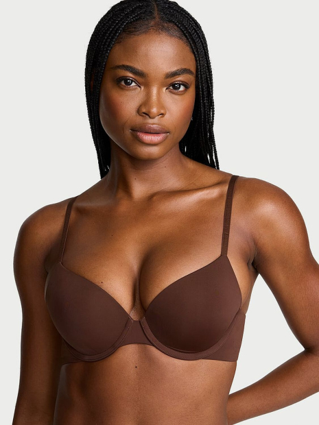 Бюстгальтер Victoria's Secret лиф с Push-Up 1161964734 (Коричневый 32C)