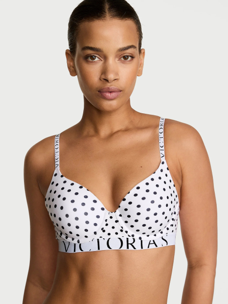 Бюстгальтер с принтом Victoria's Secret 1162051865 (Белый 34D)