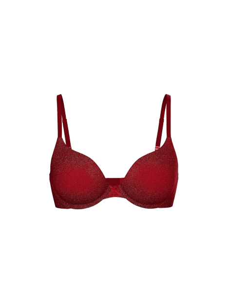 Бюстгальтер Victoria's Secret с блеском 1162061876 (Красный 36B)