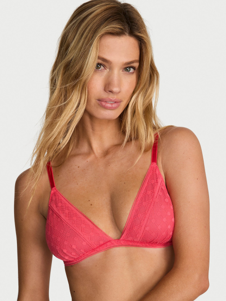 Кружевной бралетт Victoria's Secret 1162227977 (Красный M)