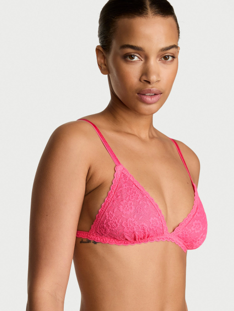 Кружевной бралетт Victoria's Secret 1162229015 (Розовый S)