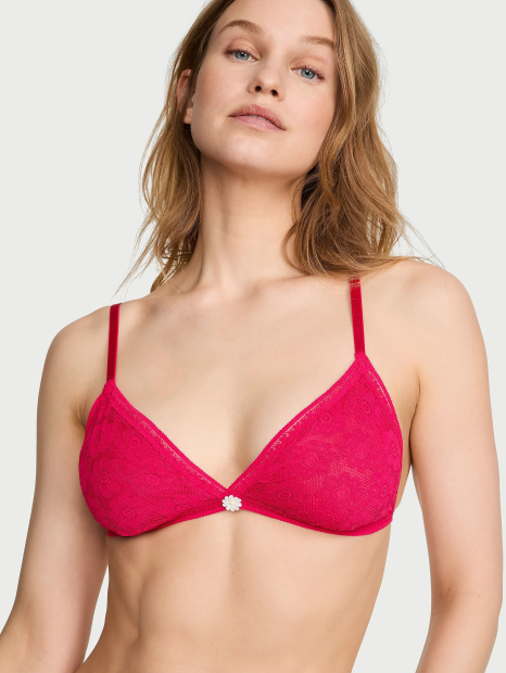 Кружевной бралетт Victoria's Secret 1162267404 (Розовый M)