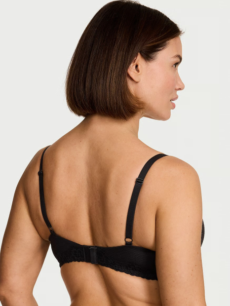 Хлопковый бюстгальтер Push-Up Victoria's Secret 1162359797 (Черный 36B)