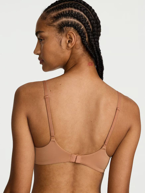 Гладкий бюстгальтер Push-Up Victoria's Secret 1162767244 (Бежевый 36B)