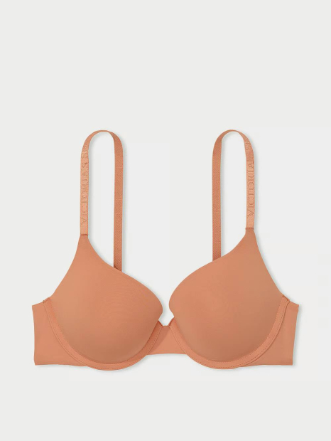 Гладкий бюстгальтер Push-Up Victoria's Secret 1162767244 (Бежевый 36B)