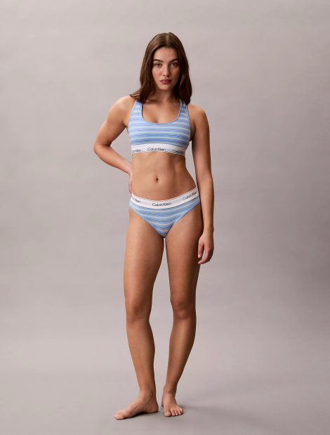 Бра-топ Calvin Klein бралетт 1162848544 (Голубой L)