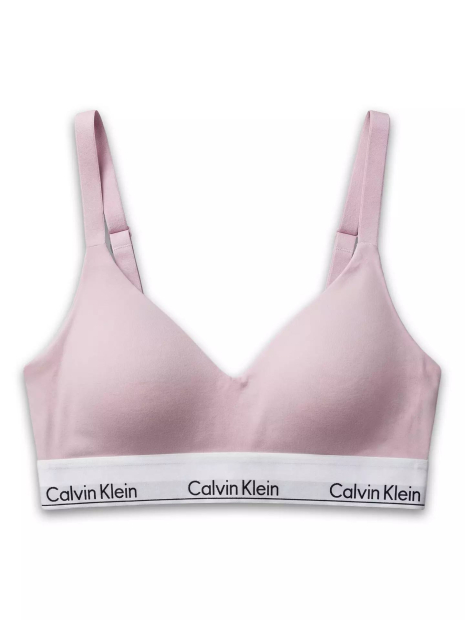 Бюстгальтер Calvin Klein бра с эластичными бретелями 1162856612 (Розовый XS)