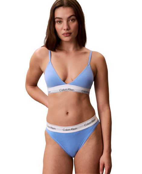 Бралетт Calvin Klein топ триангл 1162870820 (Голубой M)