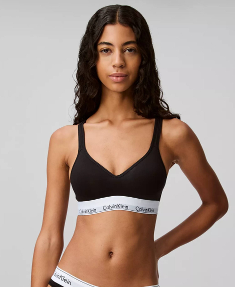 Комплект белья Calvin Klein бралетт топ и трусики бикини 1162864248 (Черный XL)