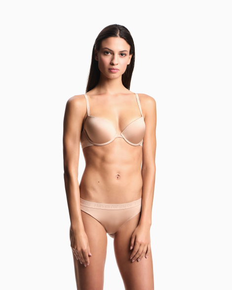 Женский бюстгальтер Emporio Armani с Push-Up 1162909566 (Бежевый 34A)