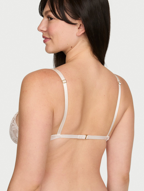 Кружевной бралетт Victoria's Secret 1162930490 (Молочный M)
