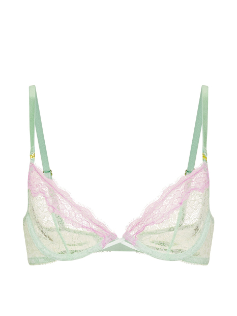 Кружевной бюстгальтер Victoria's Secret 1162930720 (Зеленый 34C)