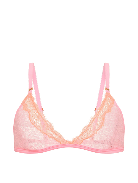 Кружевной бралетт Victoria's Secret 1162932776 (Розовый L)