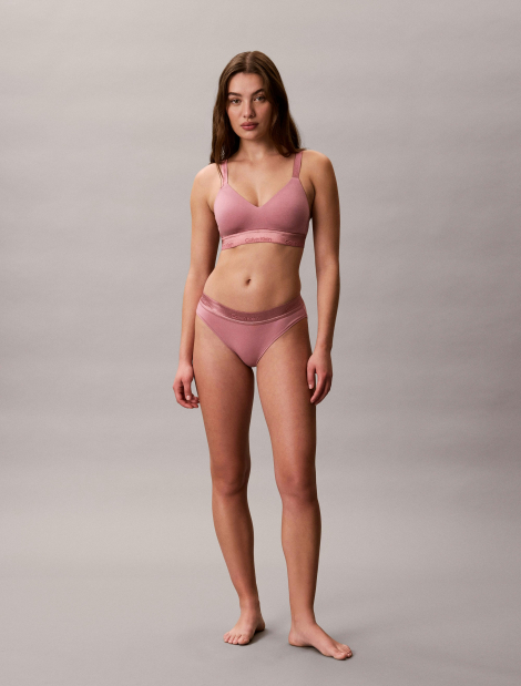 Бралетт Calvin Klein с логотипом 1162951494 (Розовый L)