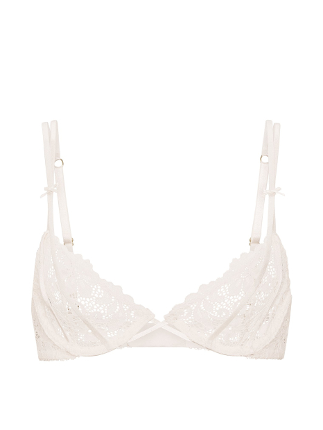 Кружевной бюстгальтер Victoria's Secret 1162999250 (Молочный 36C)