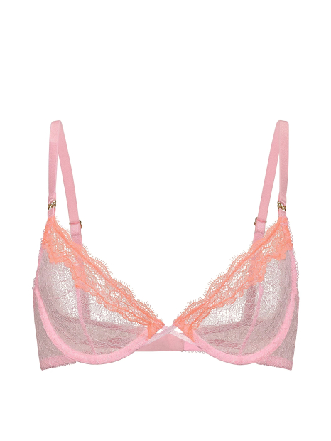 Кружевной бюстгальтер Victoria's Secret 1163004487 (Розовый 34B)