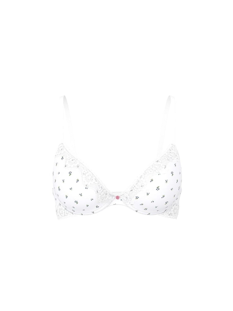 Хлопковый бюстгальтер Push-Up Victoria's Secret 1163026091 (Белый 34C)