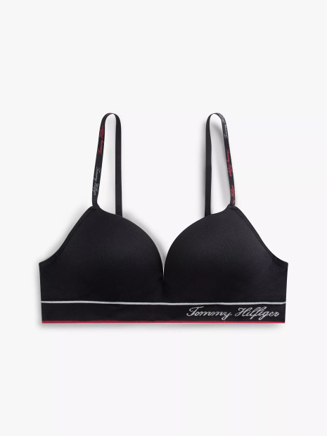 Женский бралетт Push-Up Tommy Hilfiger бюстгальтер 1163380148 (Черный XL)