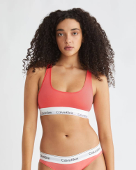 Эластичный бралетт Calvin Klein с логотипом 1159838314 (Розовый S)