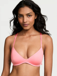 Бюстгальтер Push-Up Victoria's Secret с кружевом 1159838442 (Розовый 34B)