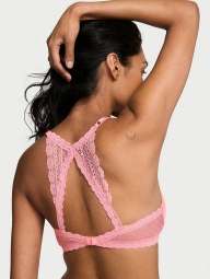 Бюстгальтер Push-Up Victoria's Secret с кружевом 1159838442 (Розовый 34B)