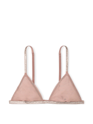Сітчастий бралетт триангл Victoria's Secret зі стразами 1159839648 (Бежевий M)