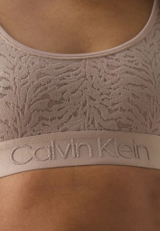 Кружевной бралетт Calvin Klein Intrinsic Unlined с логотипом 1159840360 (Бежевый XS)