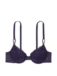 Кружевной бюстгальтер Victoria's Secret с мини-пайетками 1159840411 (Фиолетовый 32B)