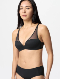 Бюстгальтер UNIQLO із сіточкою 1159840946 (Чорний 38-40BC)