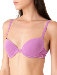 Женский бюстгальтер Emporio Armani с логотипом 1159841556 (Фиолетовый 36B)