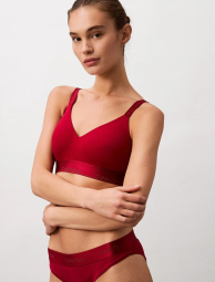 Бралетт Calvin Klein лиф с логотипом 1159841937 (Красный XS)