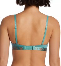 Женский бюстгальтер Emporio Armani с логотипом 1159842458 (Бирюзовый 36A)