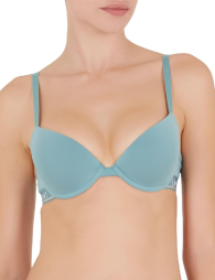 Женский бюстгальтер Emporio Armani с логотипом 1159842846 (Бирюзовый 36C)