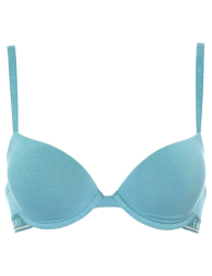 Женский бюстгальтер Emporio Armani с логотипом 1159842846 (Бирюзовый 36C)