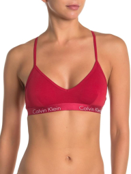 Бавовняний бралетт Calvin Klein ліф з логотипом 1159845656 (Червоний S)