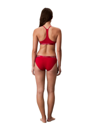 Бавовняний бралетт Calvin Klein ліф з логотипом 1159845656 (Червоний S)