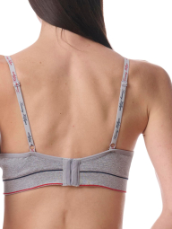 Женский бралетт Push-Up Tommy Hilfiger бюстгальтер 1159846710 (Серый 34B)