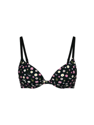 Бюстгальтер Push-Up Victoria's Secret с принтом 1159846781 (Черный 34A)