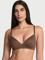 Гладкий бюстгальтер Victoria's Secret с Push-Up 1159846787 (Коричневый 32B)