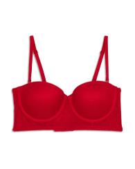 Женский бюстгальтер-бюстье Push-Up Tommy Hilfiger 1159847045 (Красный 36C)