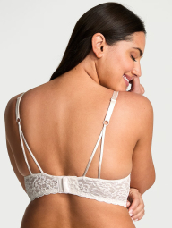 Мереживний бюстгальтер пуш-ап Victoria's Secret 1159847257 (Білий 34B)