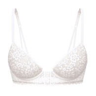 Мереживний бюстгальтер пуш-ап Victoria's Secret 1159847257 (Білий 34B)