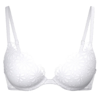 Ажурный бюстгальтер Push-Up Victoria's Secret 1159847335 (Белый 32A)