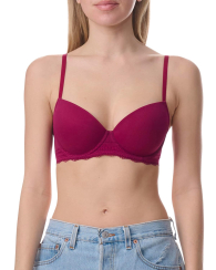 Бюстгальтер Tommy Hilfiger с кружевной отделкой 1159847708 (Розовый 36C)