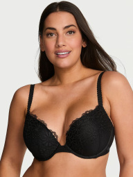Ажурний бюстгальтер Push-Up Victoria's Secret 1159847723 (Чорний 34B)